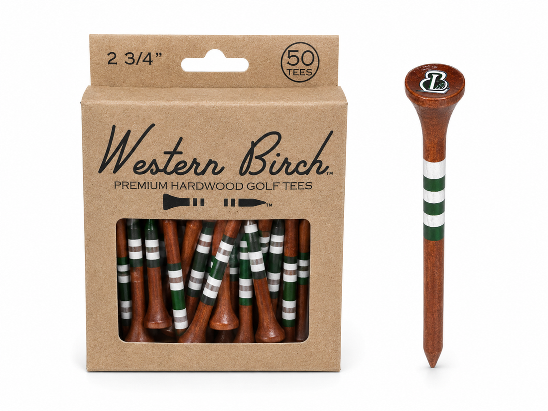 IronLinks Western Birch Golf Tees: Classic (2¾")