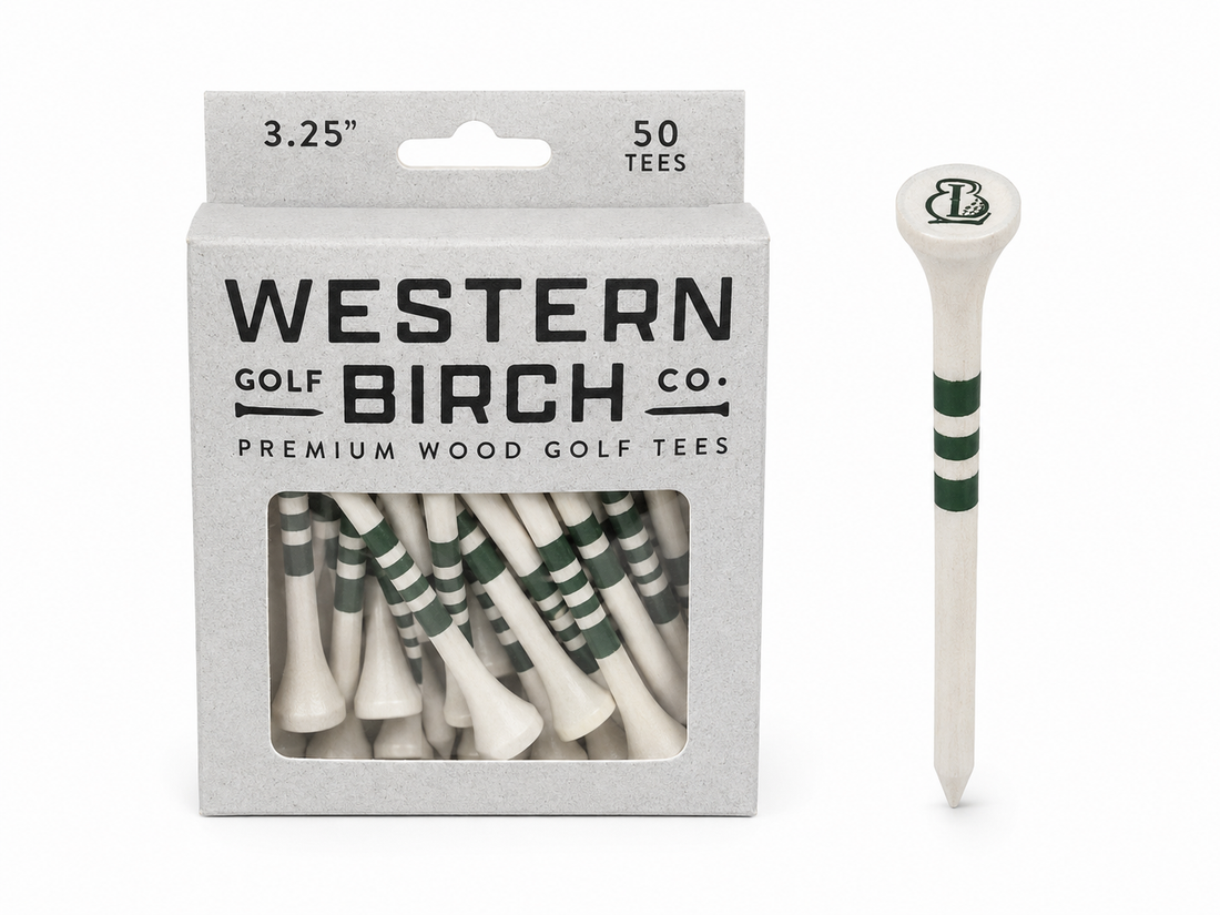 IronLinks Western Birch Golf Tees: Jaguar (3.25")