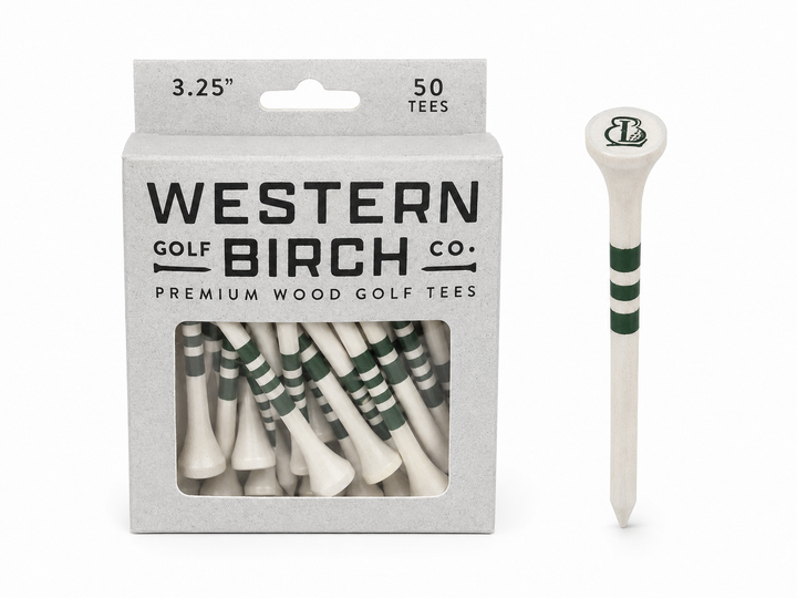 IronLinks Western Birch Golf Tees: Jaguar (3.25")